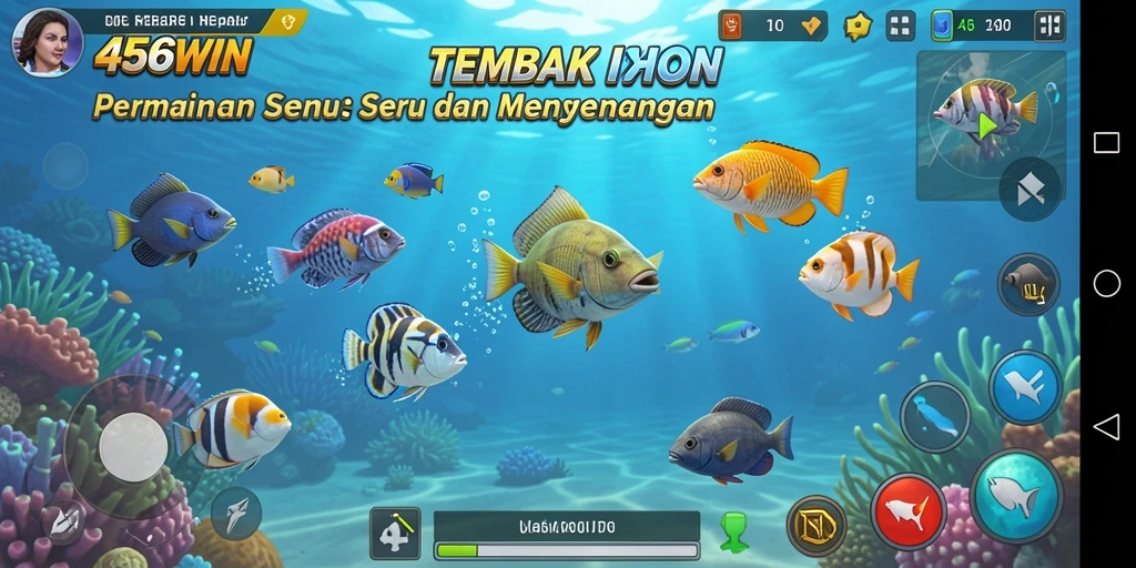 Tampilan gameplay Tembak Ikan yang seru dan menantang di 456WIN.