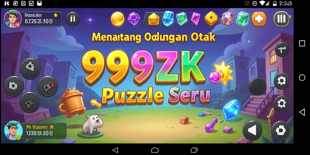 Tampilan gameplay puzzle 999ZK yang penuh tantangan.