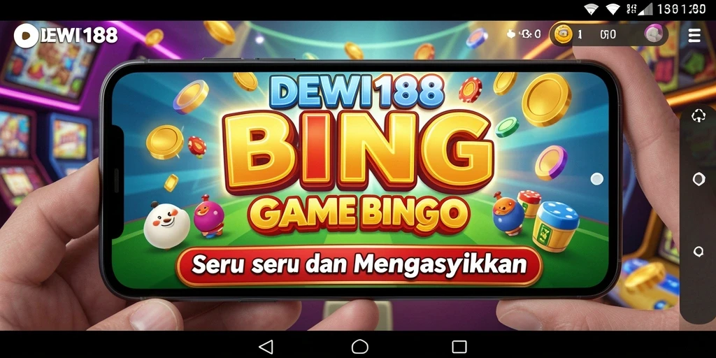 Tampilan utama DEWI188 menunjukkan gameplay Bingo yang mengasyikkan.