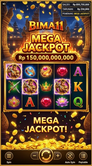 Tampilan antarmuka bima11 yang mudah digunakan.